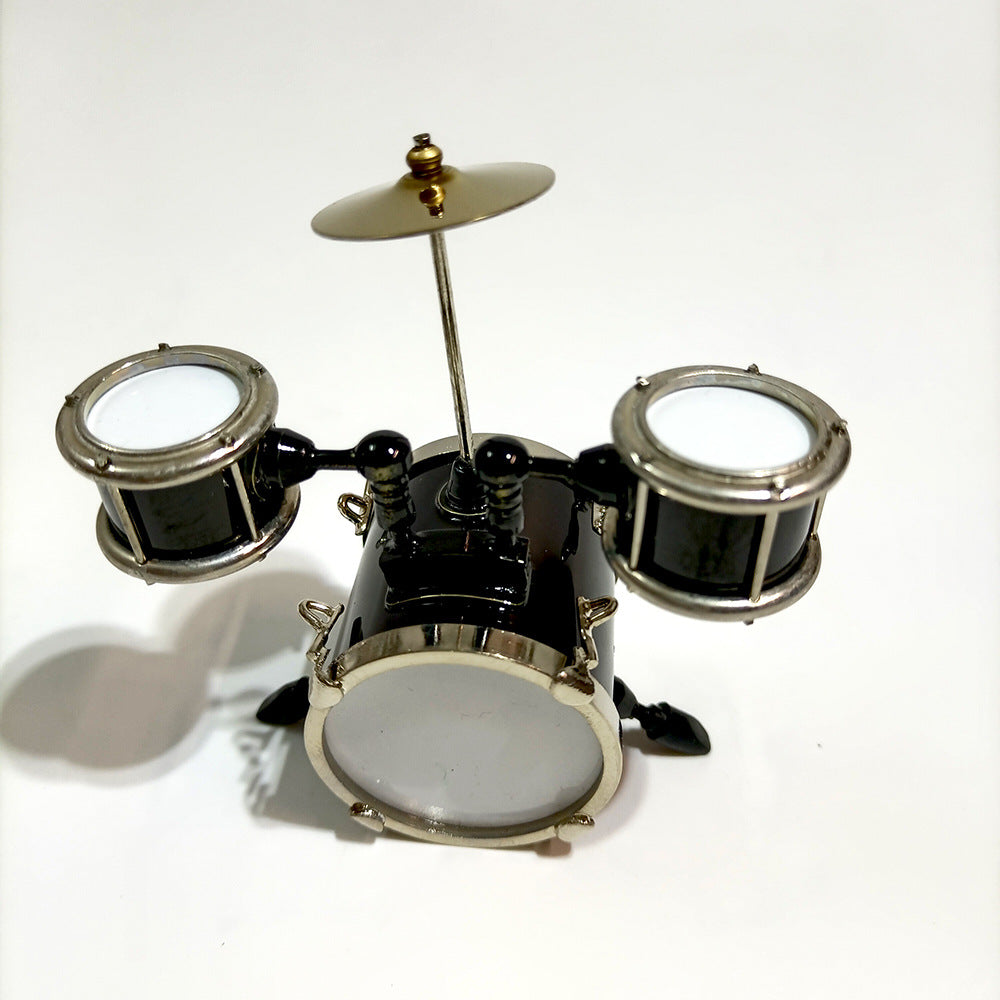 Wholesale dollhouse accessories miniature jazz drum model mini jazz drum miniature scene shooting props